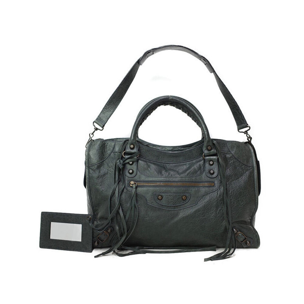 Balenciaga Shoulder Leather City Bag The - Picture 2 of 9